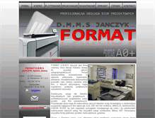 Tablet Screenshot of formatksero.pl